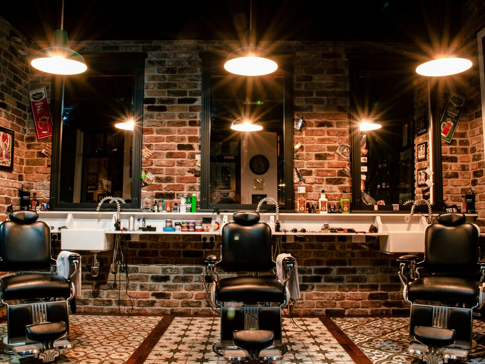 Barberstoel in de zaak